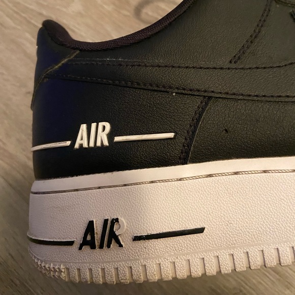 Men’s Air Force 1 Double Air Black and White Size 11 - Picture 8 of 11